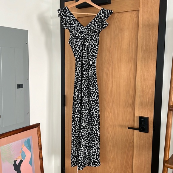 Commense Black and White One Shoulder Dress - Picture 2 of 7